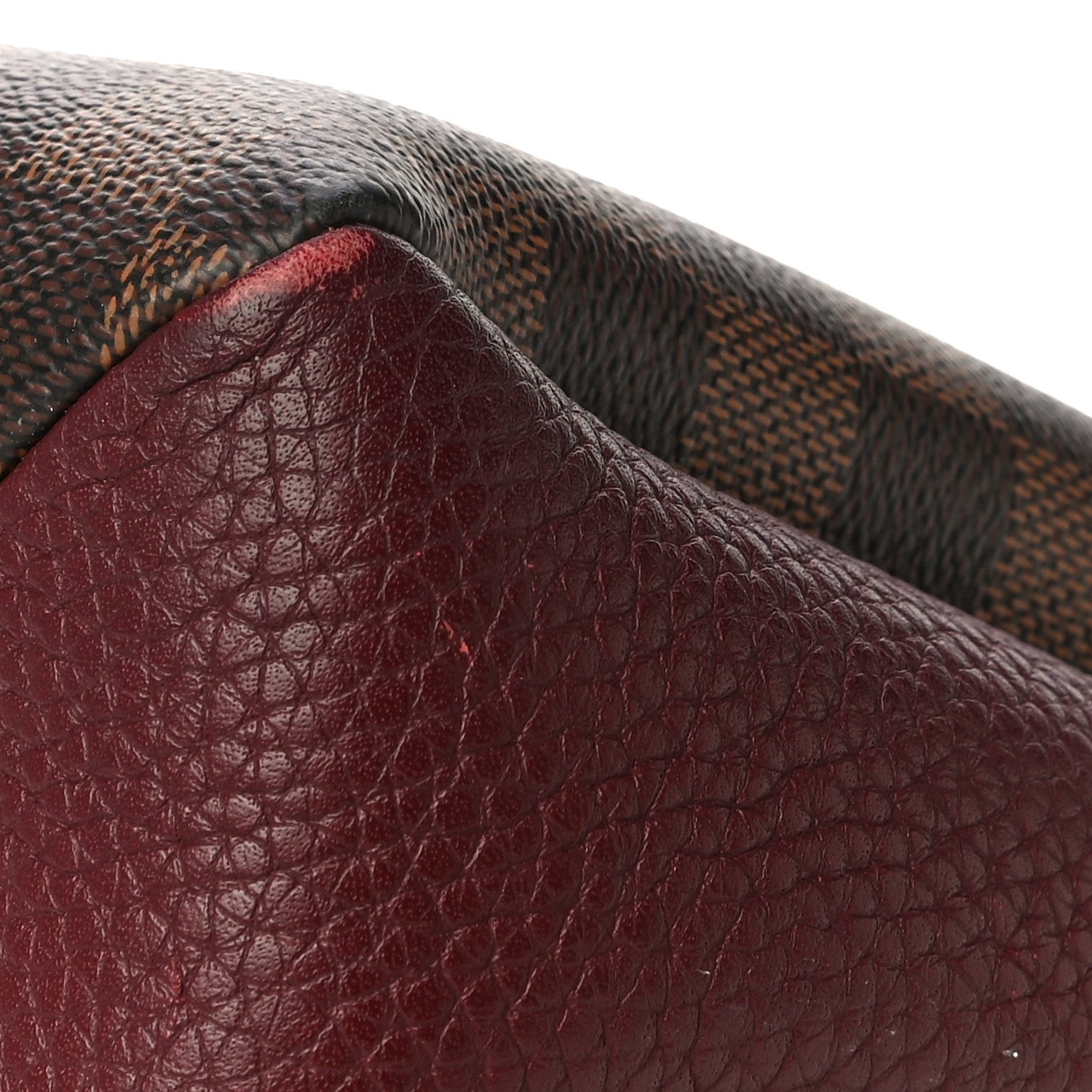 Louis Vuitton Damier Ebene Cuir Taurillon Brittany Bordeaux 24 of 25