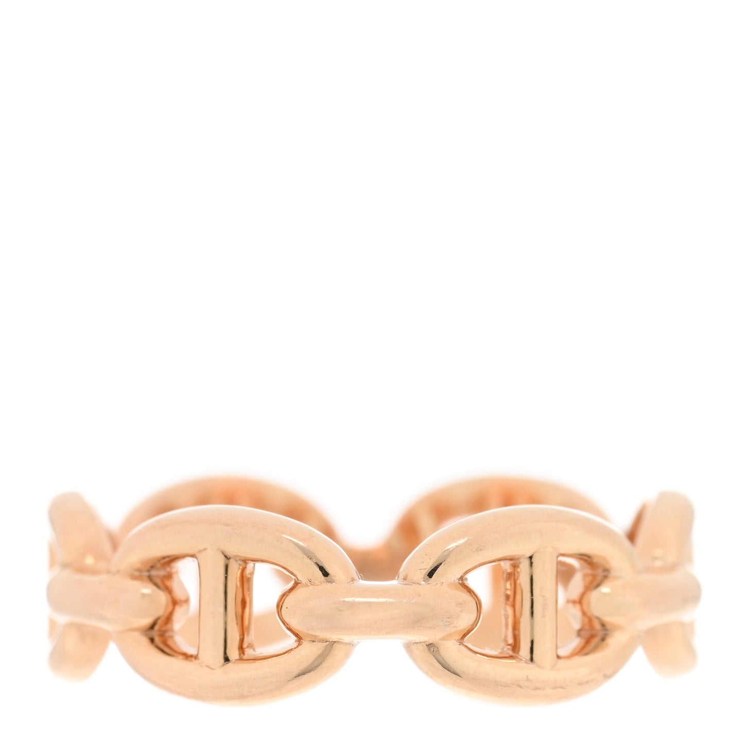 18K Rose Gold PM Chaine d'Ancre Enchainee Ring 51 5.75