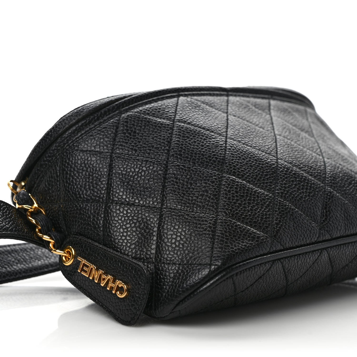 Chanel Caviar Quilted Belt Bag 65 26 Black 9 of 10