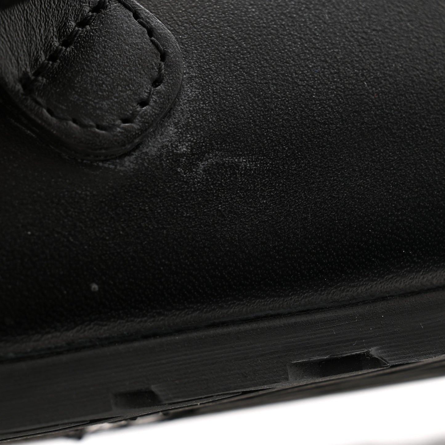 Calfskin Buckle Jimmy Clog 38 Black
