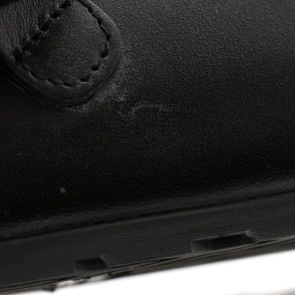 Saint Laurent Calfskin Buckle Jimmy Clog 38 Black 10 of 11