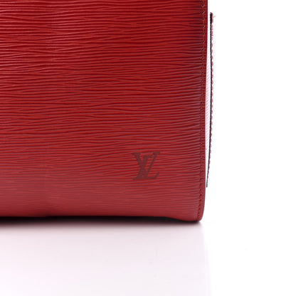 Louis Vuitton Epi Keepall 45 Castillan Red 8 of 10