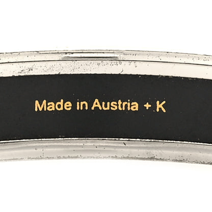 Hermes Enamel Printed Narrow Caleche Bracelet 70 5 of 5