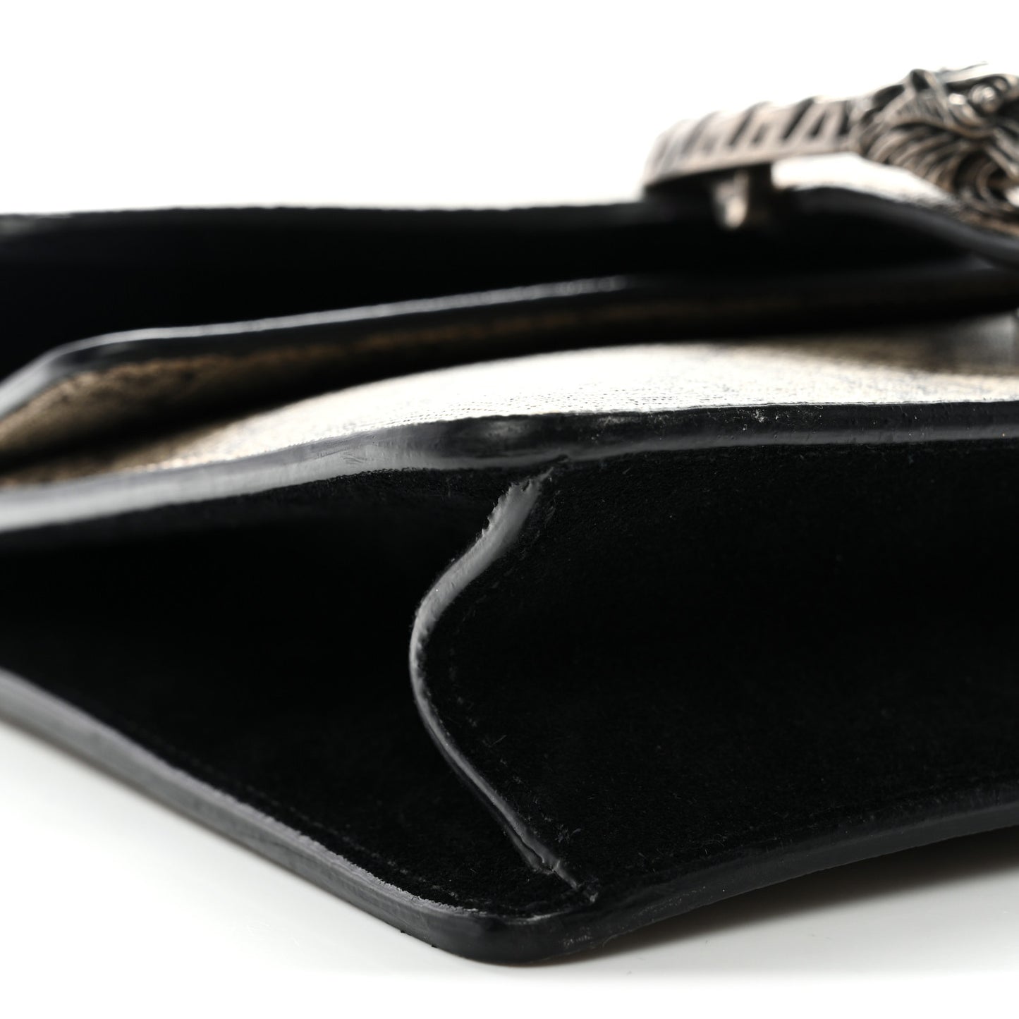 GG Supreme Monogram Mini Dionysus Shoulder Bag Black