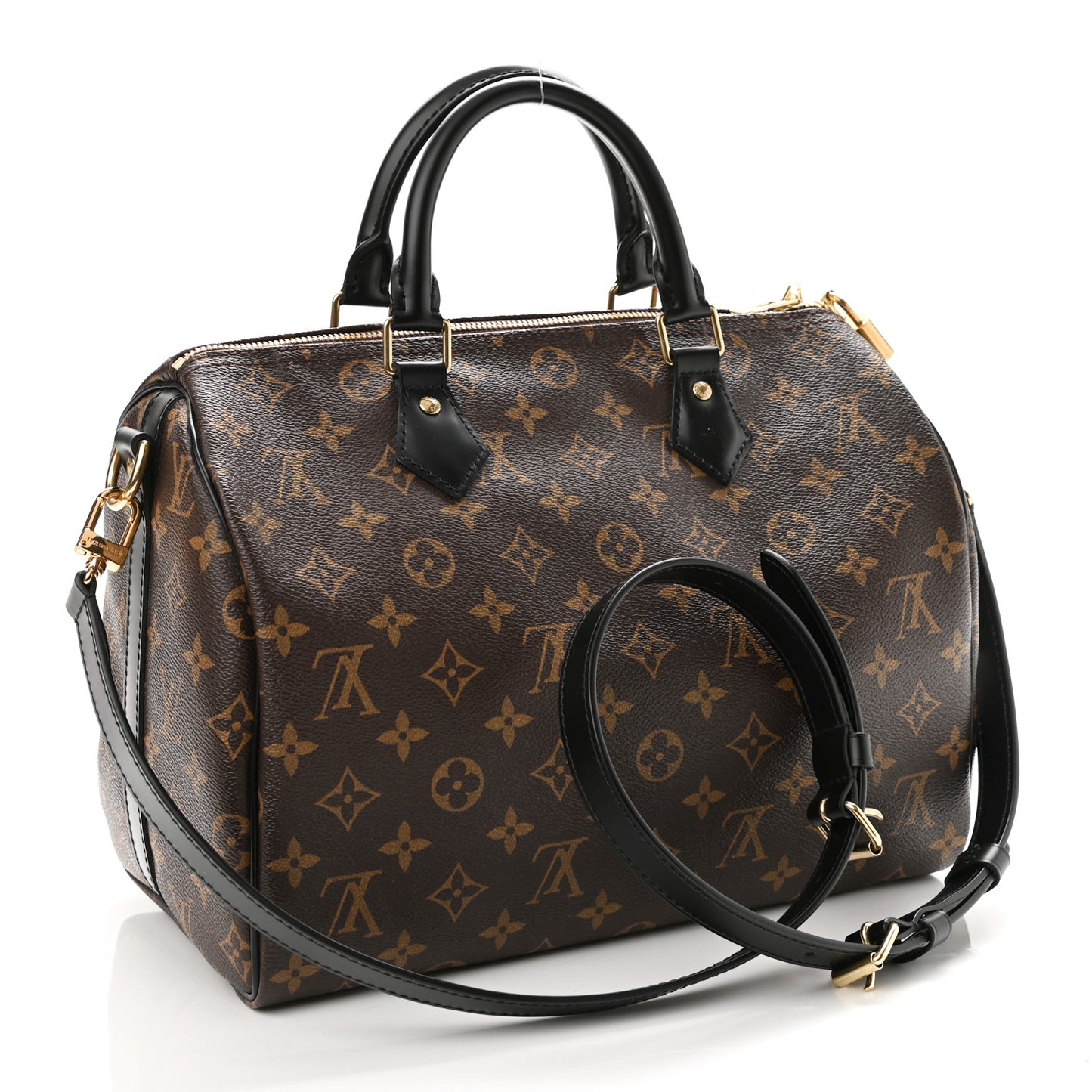 Monogram My World Tour Speedy Bandouliere 30 Black