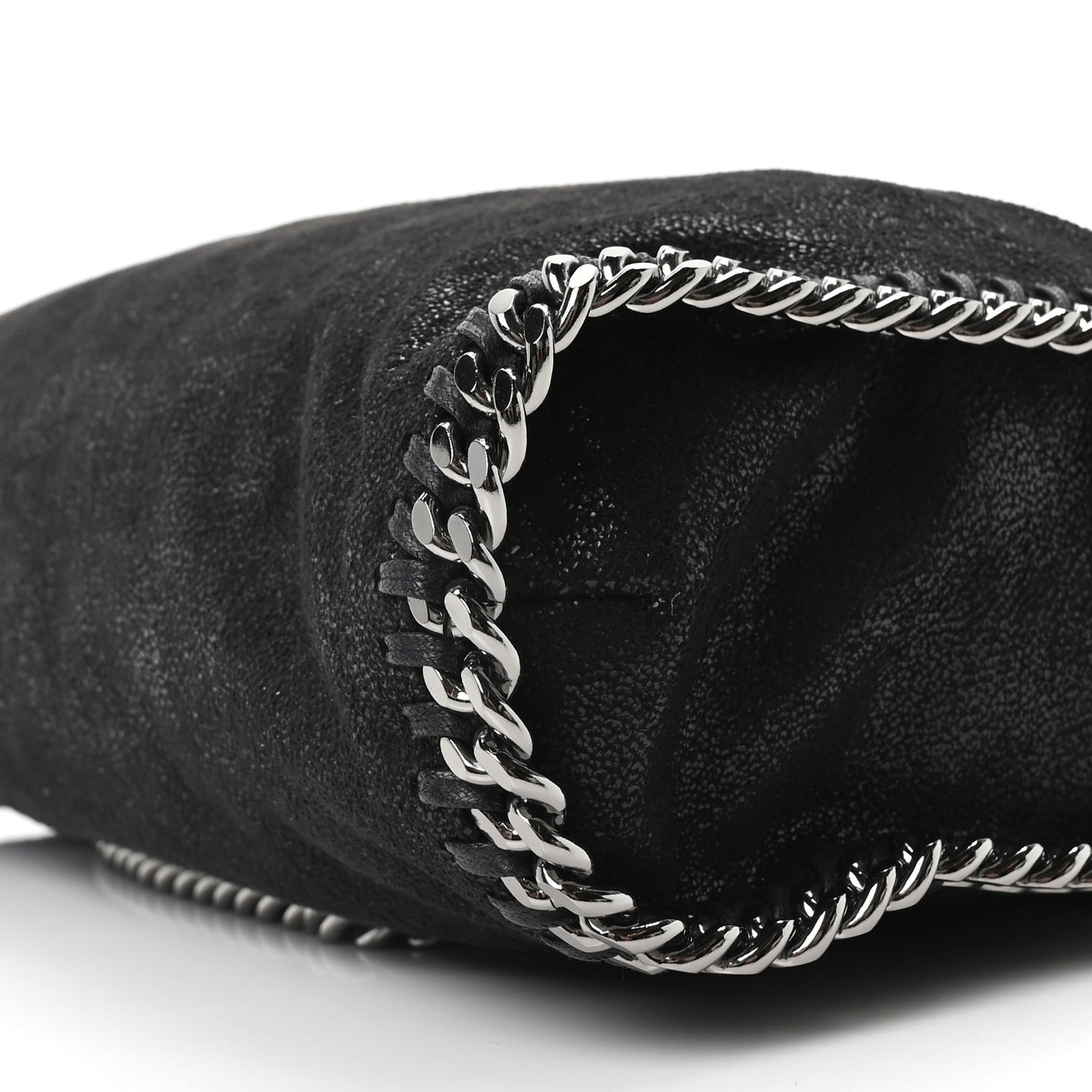 Shaggy Deer Falabella Fold Over Tote Black