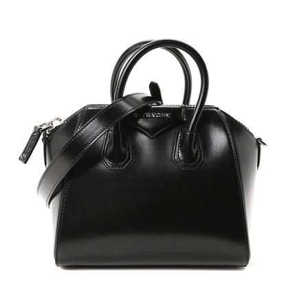 Givenchy Shiny Lord Calfskin Mini Antigona Black 1 of 10