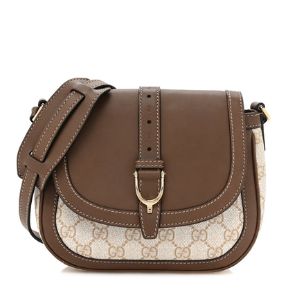 Gucci GG Supreme Monogram Small Nice Messenger Bag Brown 1 of 15