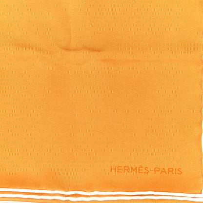 Hermes Silk Lumiere Scarf 90 Gold 2 of 3
