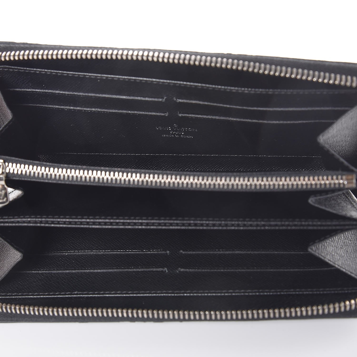 Louis Vuitton Epi Electric Zippy Wallet Black 5 of 9