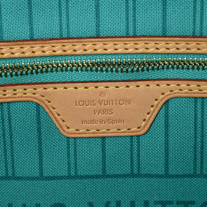 Louis Vuitton Monogram V Neverfull MM Turquoise 6 of 7