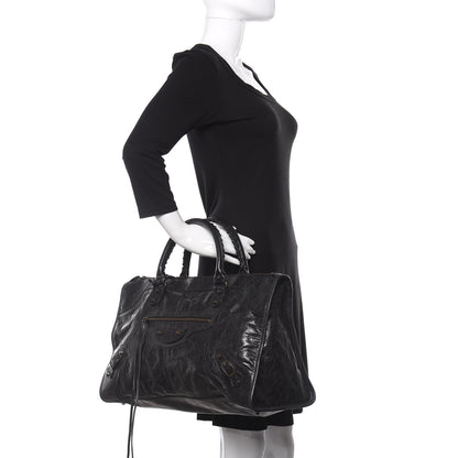 Balenciaga Agneau Classic Hardware Work Black 2 of 9