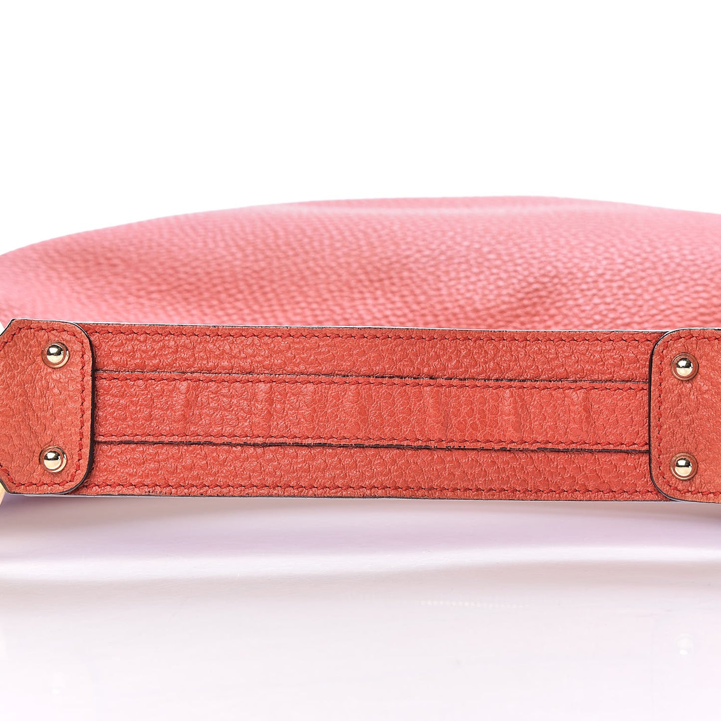 Calfskin Bamboo Ring Hobo Orange