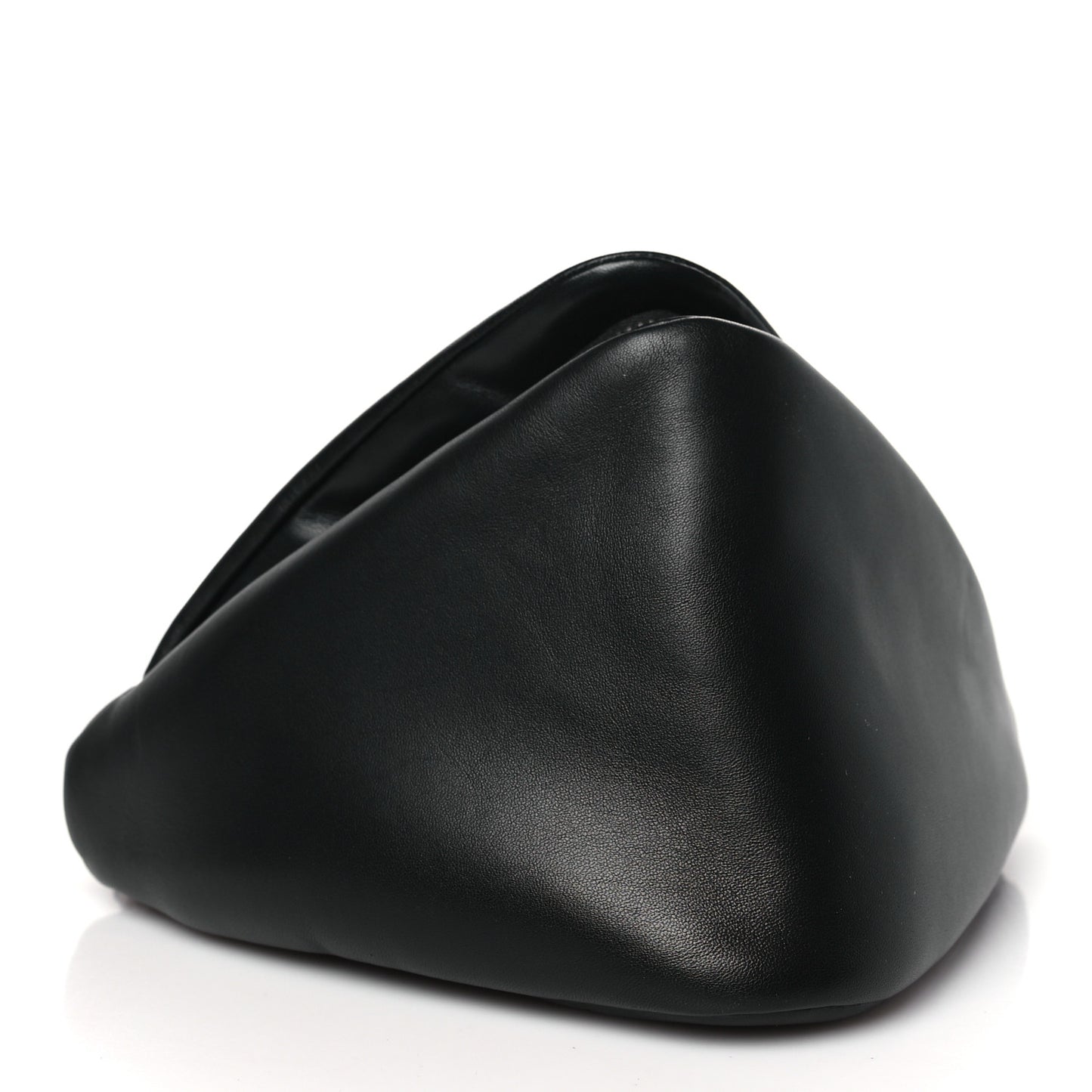 Nappa Padded Signaux Triangle Crossbody Black