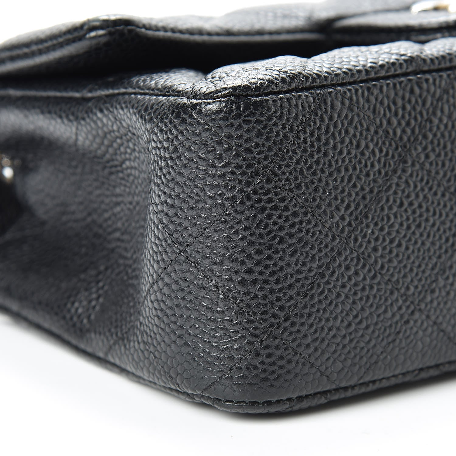 Chanel Caviar Quilted Mini Rectangular Flap Black 8 of 10