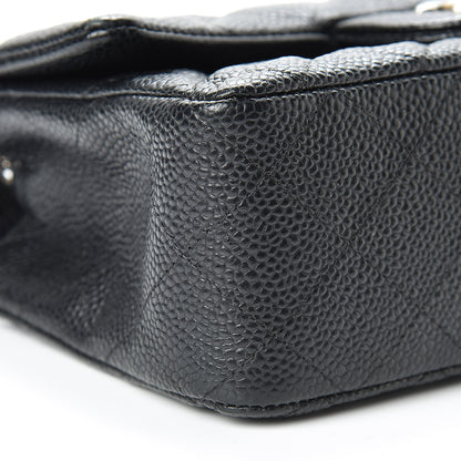 Chanel Caviar Quilted Mini Rectangular Flap Black 8 of 10