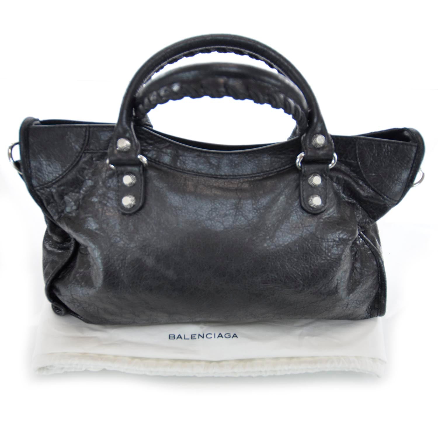 Balenciaga Agneau Giant 12 Nickel City Black 3 of 10