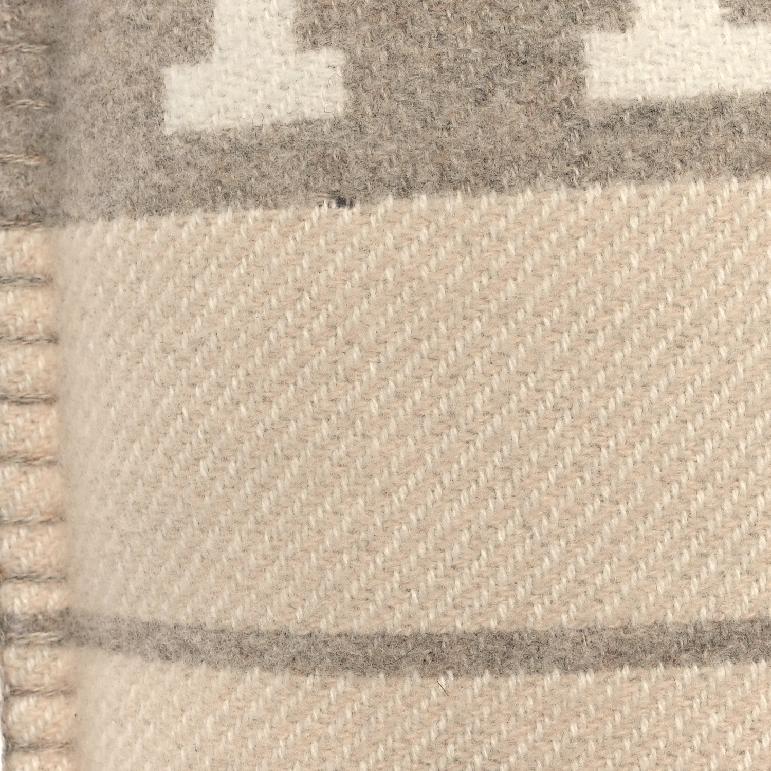 Hermes Wool Cashmere Avalon III Pillow PM Coco Camomille 4 of 4