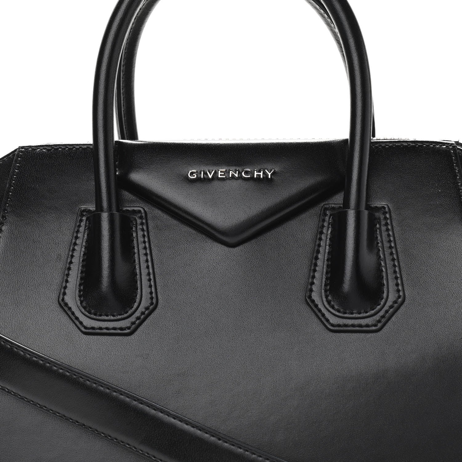 Givenchy Shiny Lord Calfskin Small Antigona Black 10 of 13