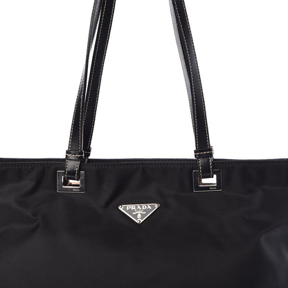 Prada Tessuto Nylon Soft Calf Tote Nero Black 11 of 11