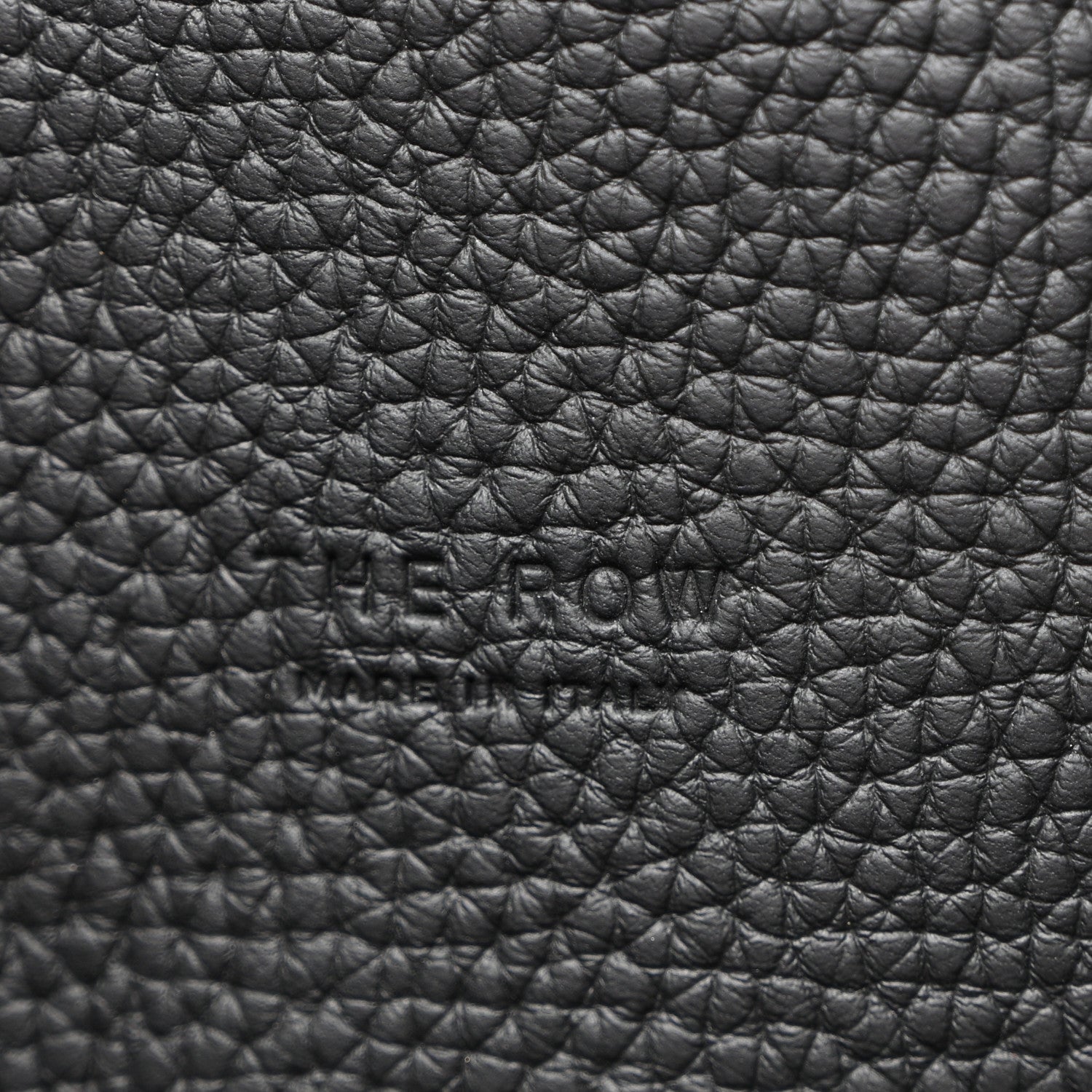 The Row Grained Calfskin Soft Margaux 17 Black 6 of 10