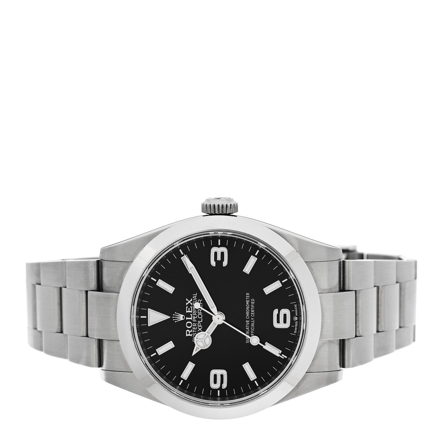 Rolex Stainless Steel 40mm Oyster Perpetual Explorer Watch Black 224270 2 of 5