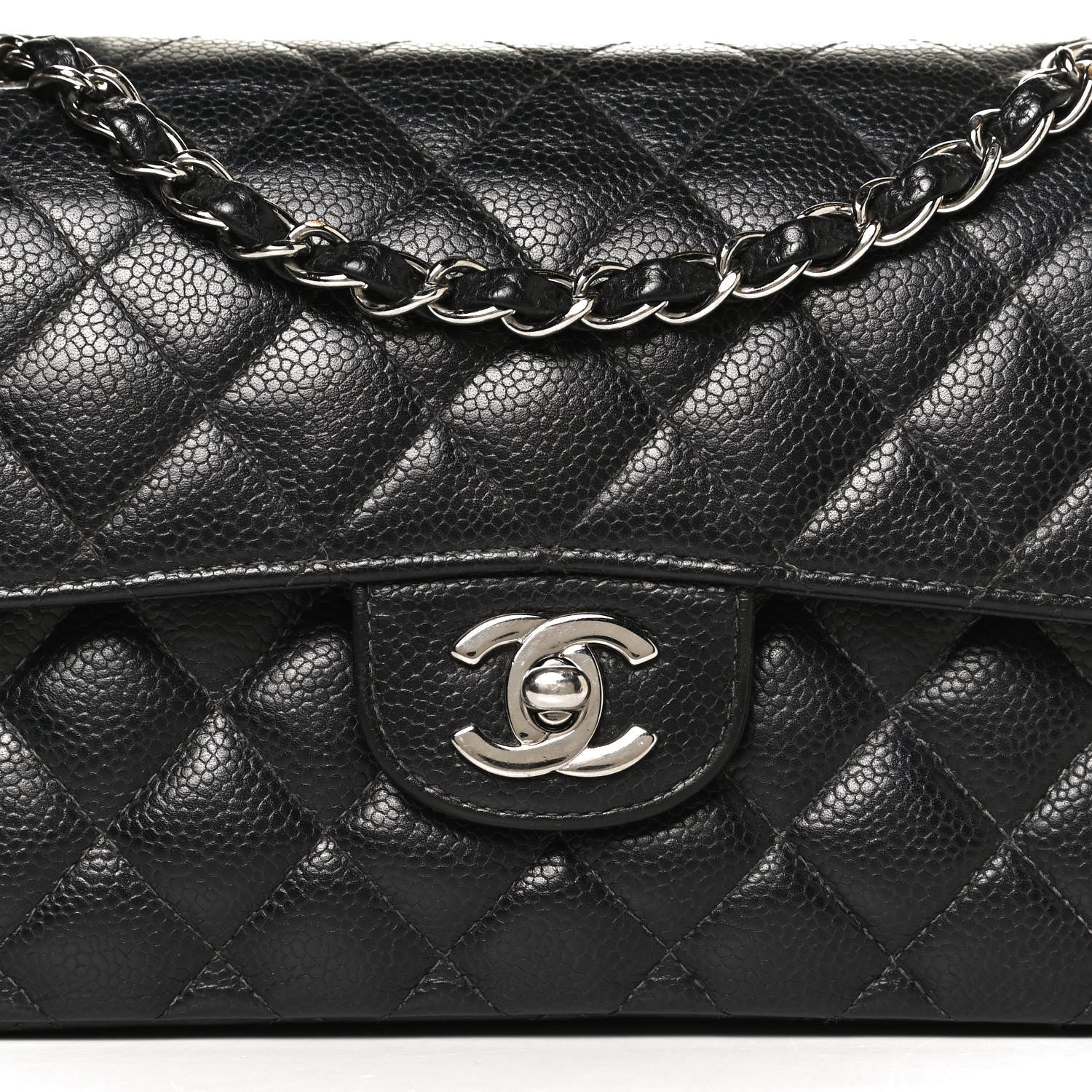 Chanel Caviar Quilted Small Double Flap Black 8 of 12