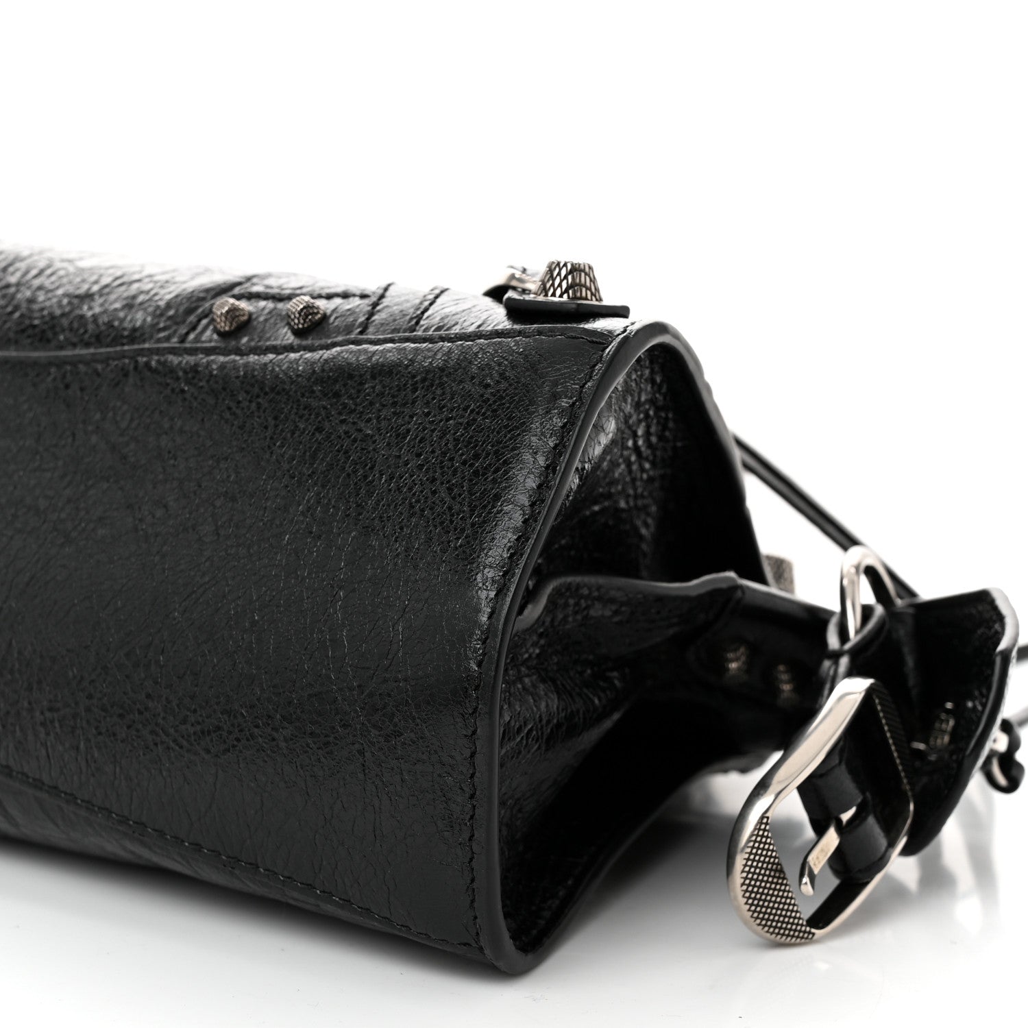 Balenciaga Agneau Arena Neo Cagole City Handbag XS Black 11 of 12