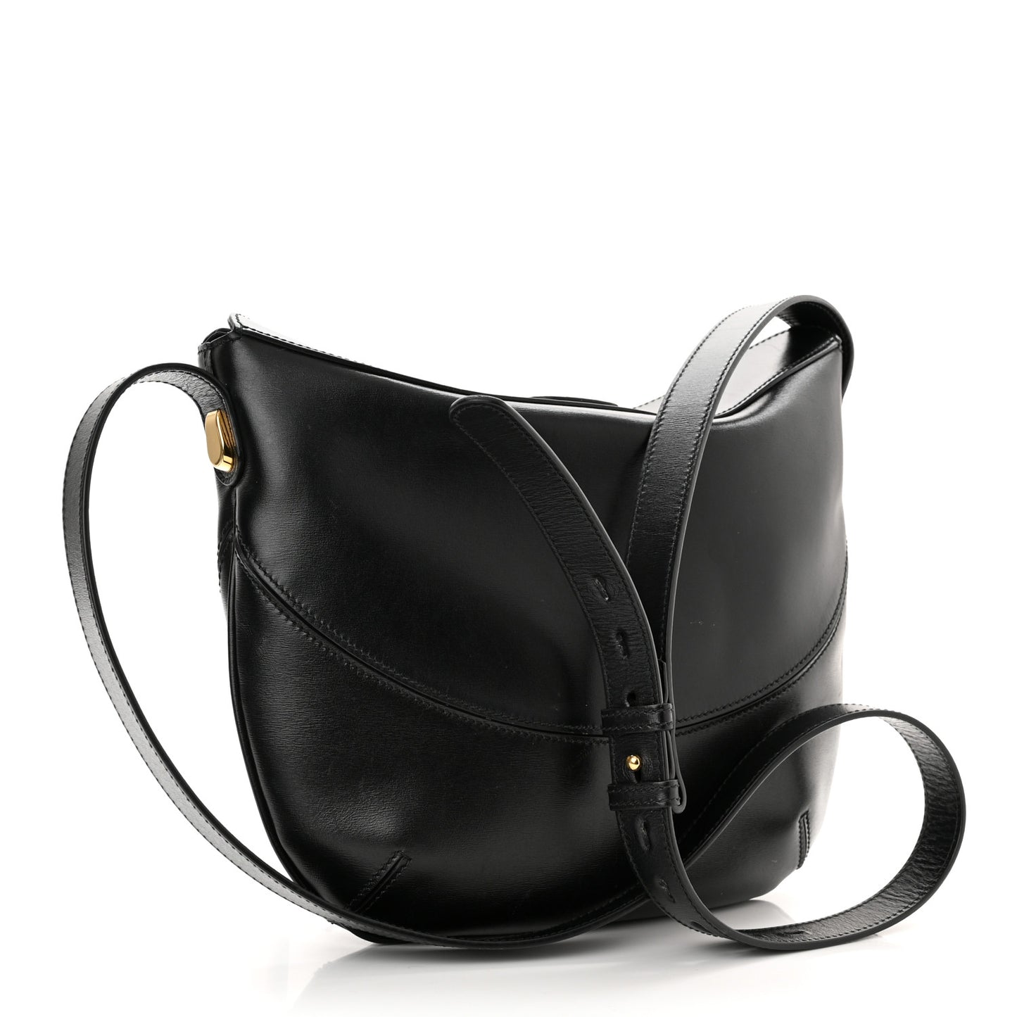 Calfskin Medium Arli Shoulder Bag Black
