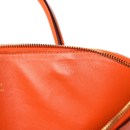 Hermes Taurillon Clemence Bolide 35 Orange 15 of 18