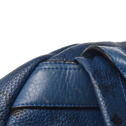 MCM Visetos Medium Sprinkle Stud Stark Backpack Blue 10 of 14
