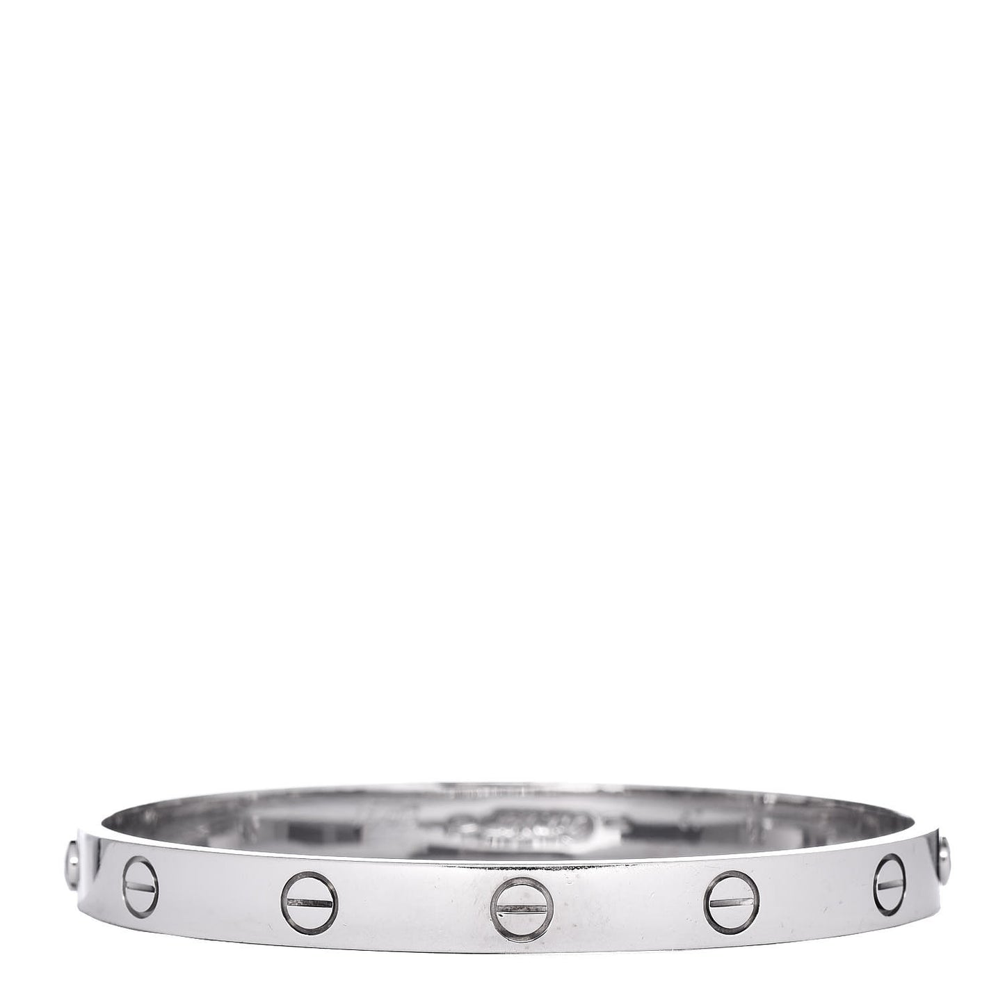 18K White Gold LOVE Bracelet 18
