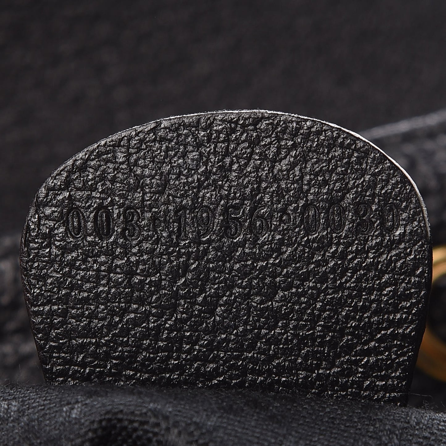 Calfskin Suede Bamboo Backpack Black