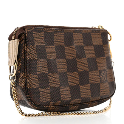 Louis Vuitton Damier Ebene Trunks and Locks Mini Pochette Accessories 3 of 8