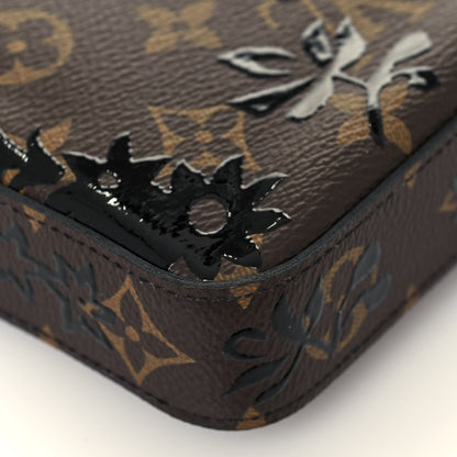 Louis Vuitton Monogram Blossom Pochette Felicie Chain Wallet Black 11 of 14