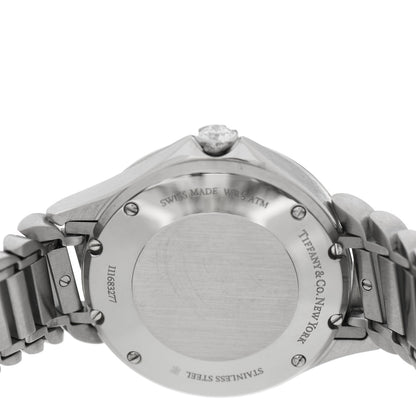 Tiffany Stainless Steel Diamond 28mm Metro 2-Hand Quartz Watch 4 of 5