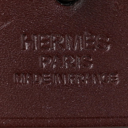 Hermes Military Toile Vache Hunter Herbag Zip Retourne 31 PM Beton Rouge Sellier 7 of 11
