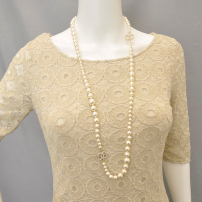 Chanel Classic CC Graduated Pearl Necklace 2 of 6