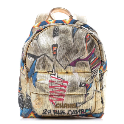 Chanel Graffiti Printed Canvas Street Spirit Backpack Multicolor 1 of 10