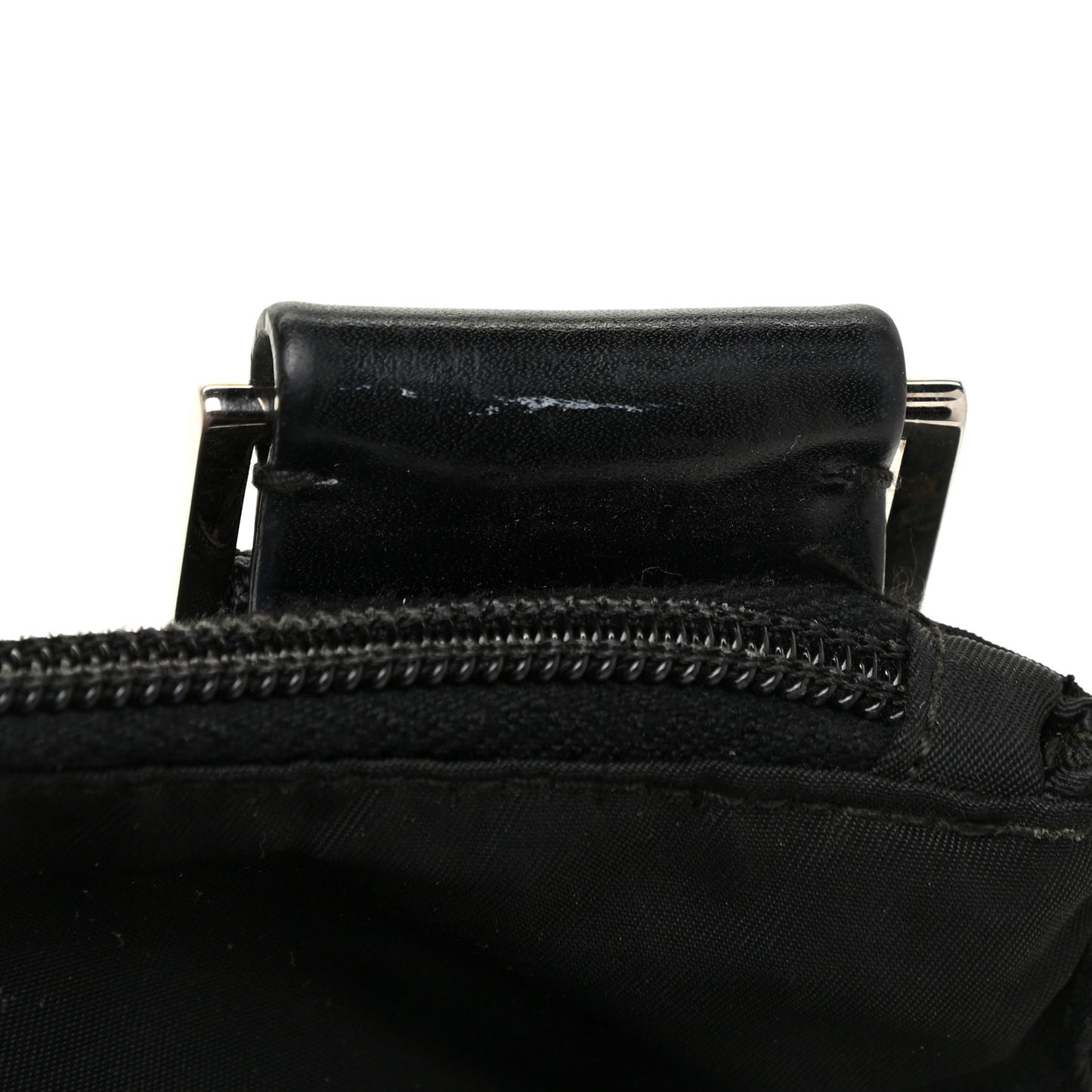 Nylon Tessuto Vela Messenger Bag Black