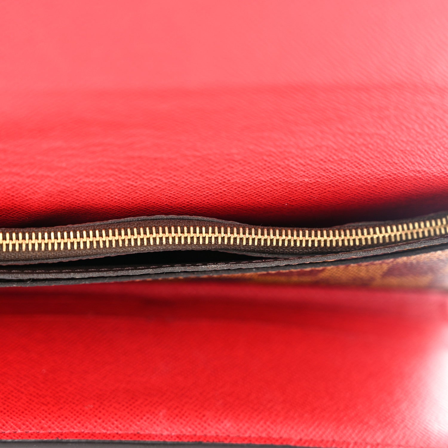 Louis Vuitton Damier Ebene Josephine Wallet Red 11 of 16