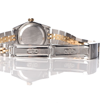 Rolex Stainless Steel 18K Yellow Gold 26mm Oyster Perpetual Datejust Watch Champagne 69173 6 of 9