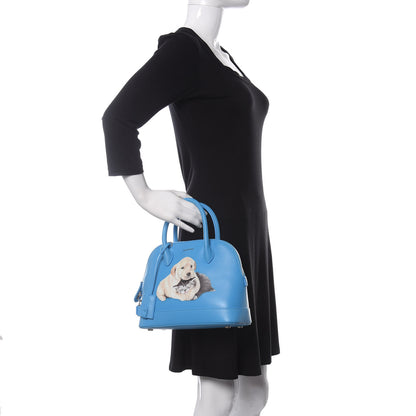 Balenciaga Soft Calfskin Puppy And Kitten S Ville Top Handle Bag Bleu Turquoise 2 of 9