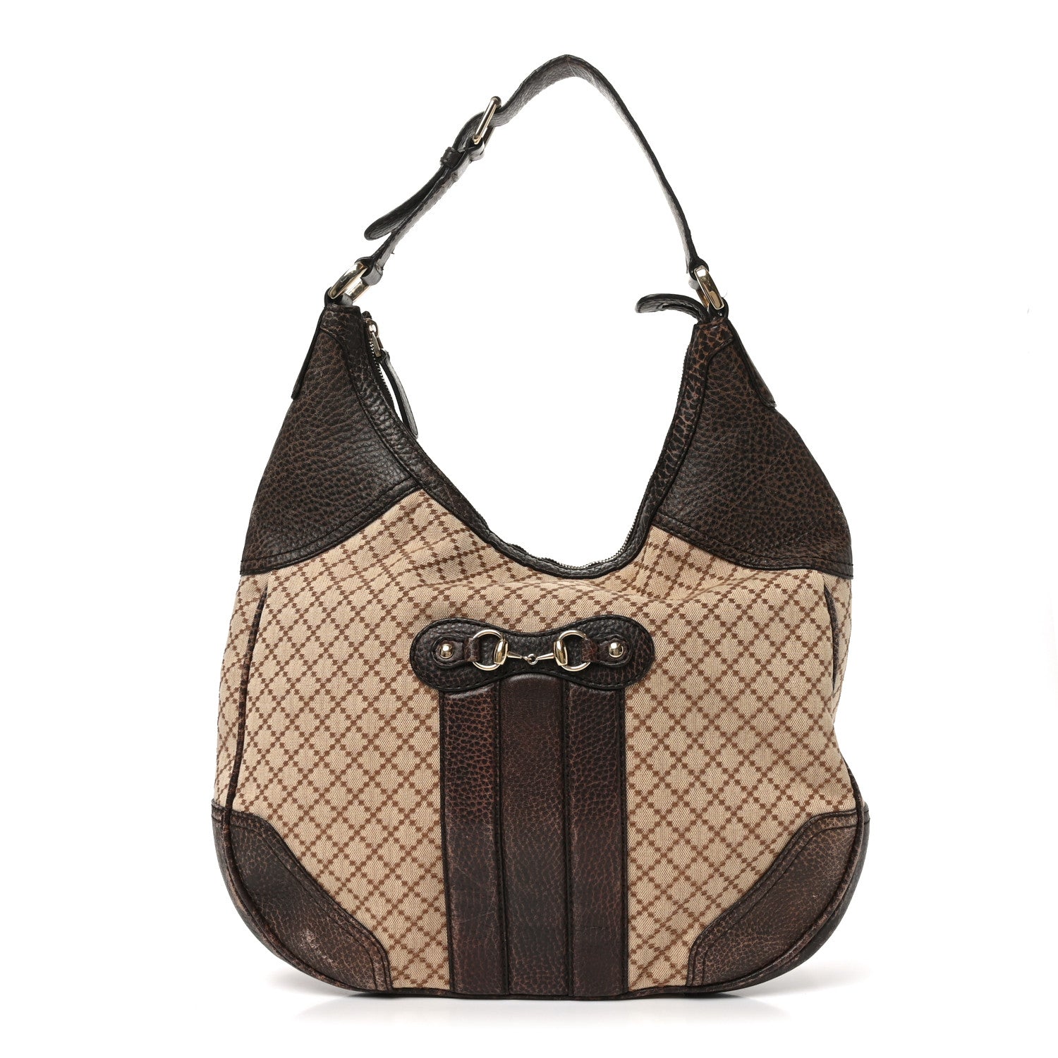 Gucci Diamante Catherine Hobo Brown 1 of 13
