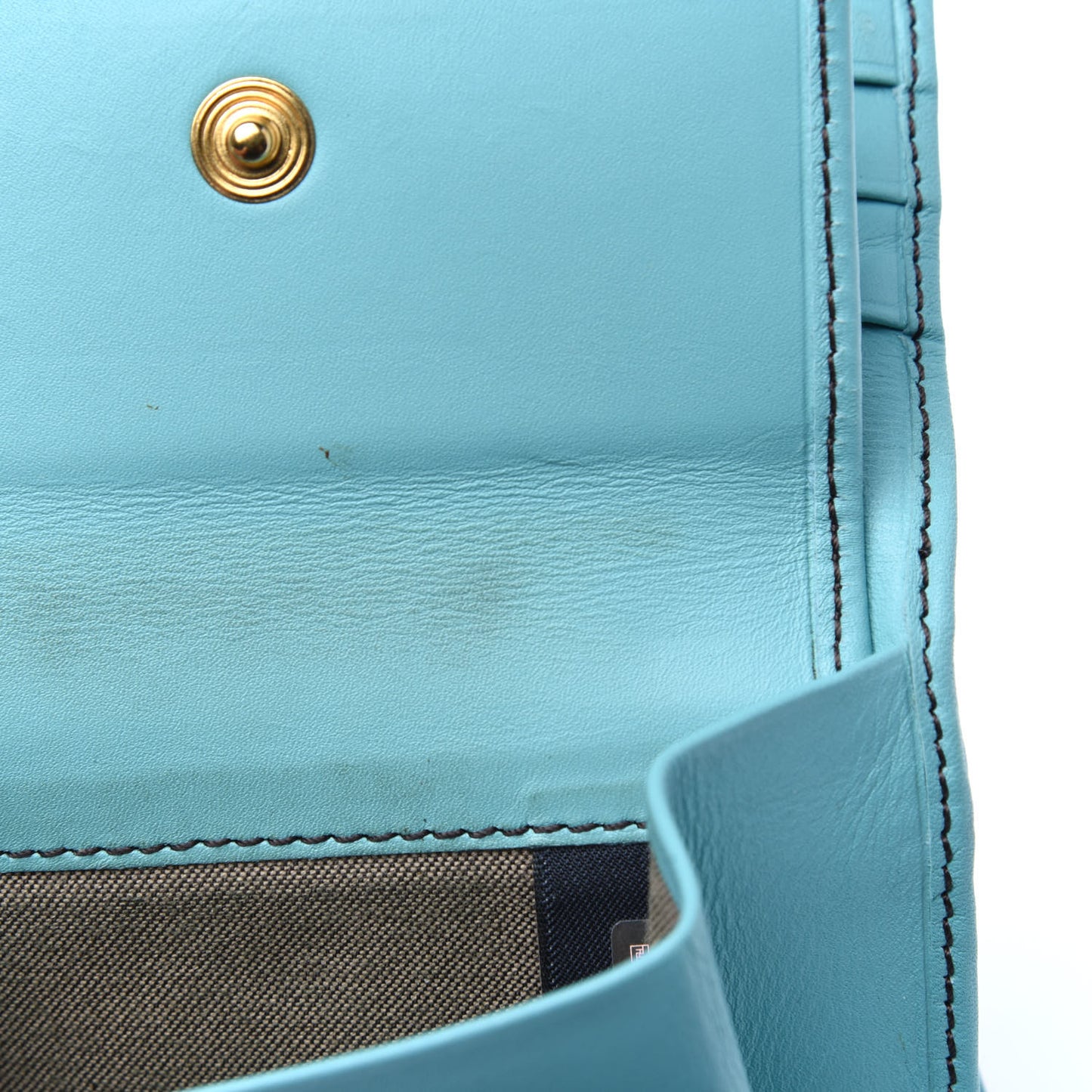 Zucchino Compact Wallet Brown Blue