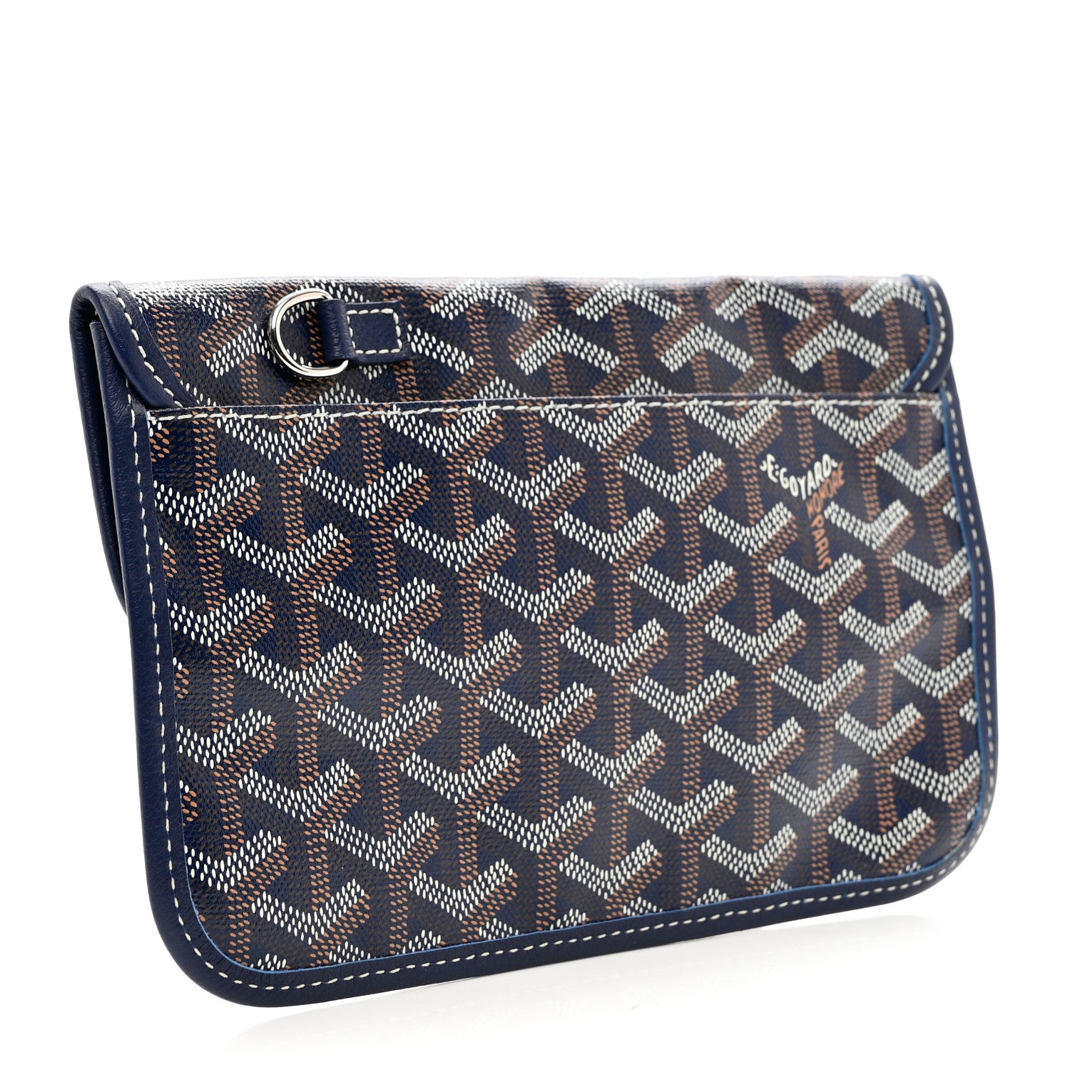 Goyard Goyardine Saint Louis XXL Pouch Navy 3 of 6