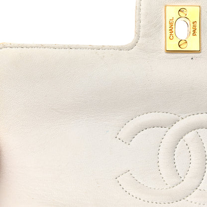 Chanel Patent Quilted Top Handle Single Flap Light Beige 11 of 16