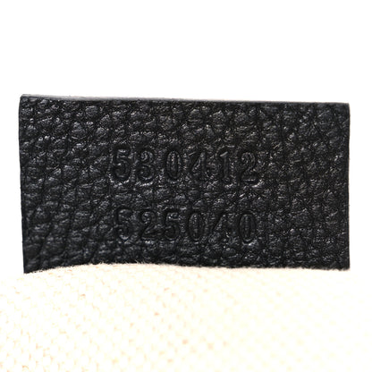 Gucci Grained Calfskin Logo Belt Bag Black 6 of 9