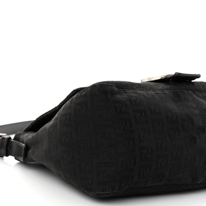 Fendi Zucchino Mama Baguette Black 8 of 9
