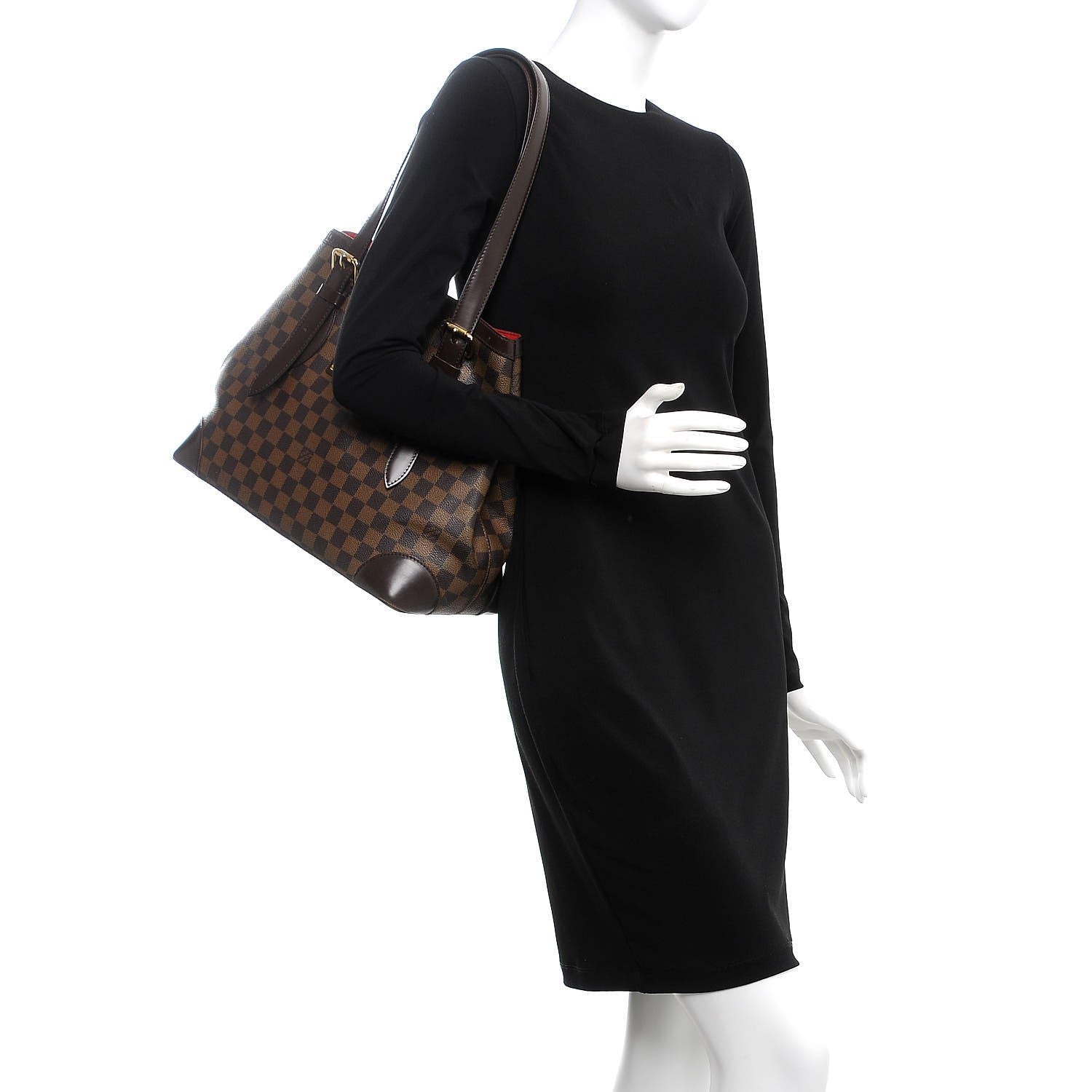 Louis Vuitton Damier Ebene Hampstead MM 2 of 11